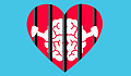 a brain in a heart shaped jail